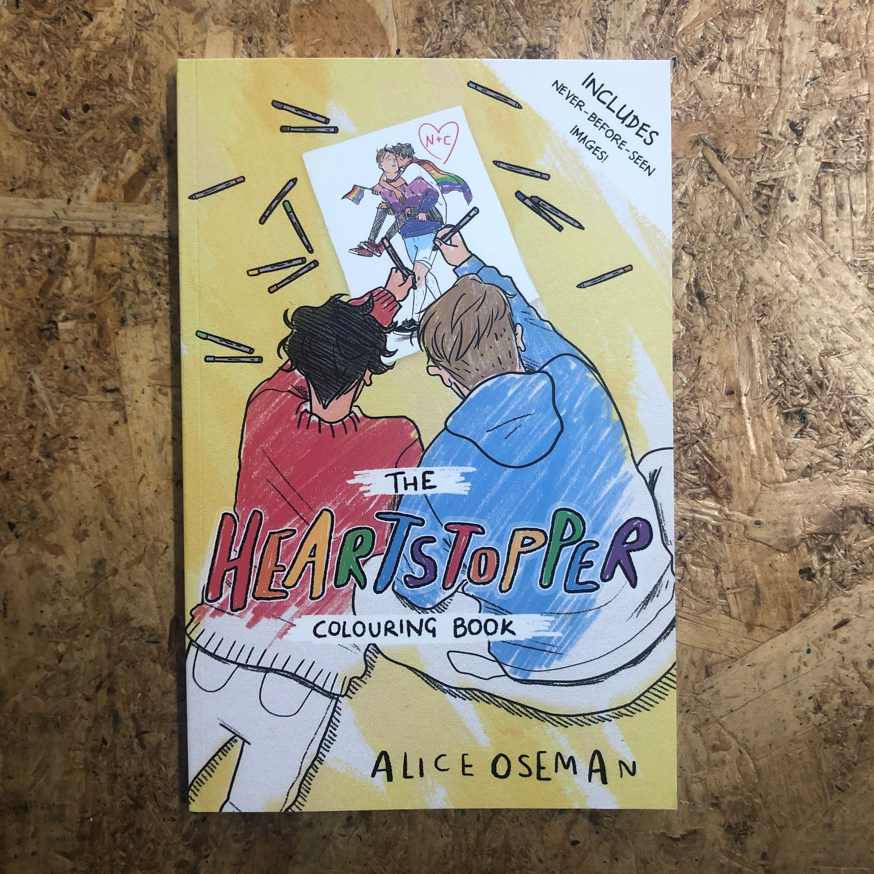 The Heartstopper Colouring Book Alice Oseman Pigeon Books