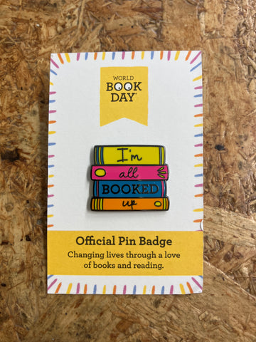 Pin Badge - All Booked Up