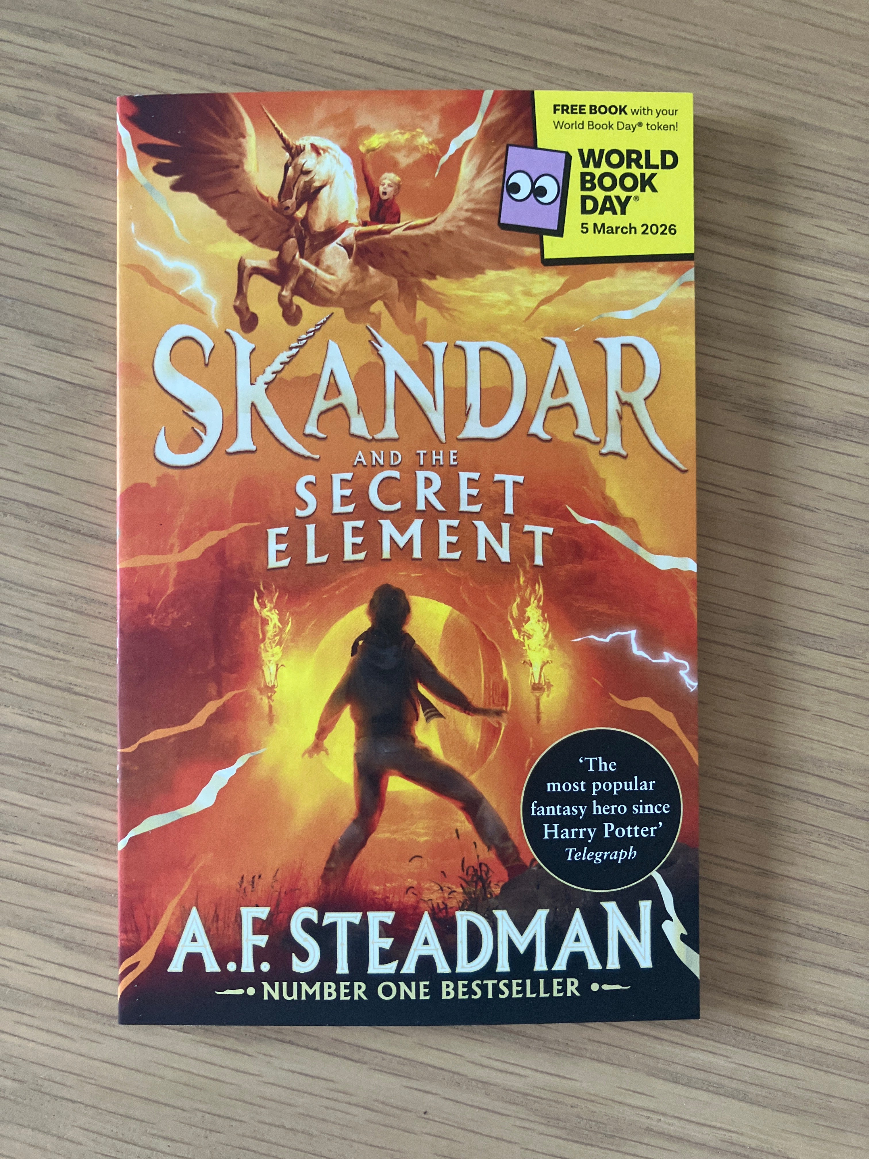 Skandar And The Secret Element | AF Steadman – Pigeon Books